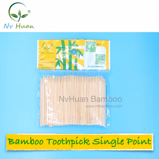 Stuzzicadenti usa e getta per stuzzicadenti in bambù per ristorante